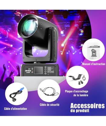 Projecteur Luminaires 150W Tête Mobile Dmx 512 RGBW 12 Gobos 12 Couleurs Activation Sonore la livraison gratuite