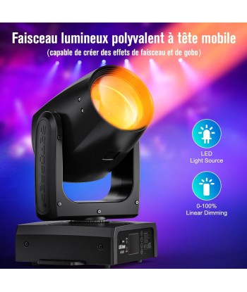 Projecteur Luminaires 150W Tête Mobile Dmx 512 RGBW 12 Gobos 12 Couleurs Activation Sonore la livraison gratuite