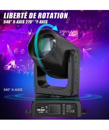 Projecteur Luminaires 150W Tête Mobile Dmx 512 RGBW 12 Gobos 12 Couleurs Activation Sonore la livraison gratuite