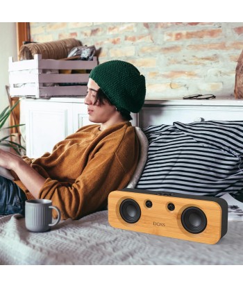 Enceinte Bluetooth 50W SoundBox H200 2 Woofers 2 Tweeters Autonomie 35H Taille 40x13x9cm 50% de réduction en Octobre 2024