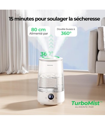 Humidificateur Air 3.6L 16dB Silencieux Plusieurs Modes 7 Couleurs Autonomie 34h Les magasins à Paris et en Île-de-France