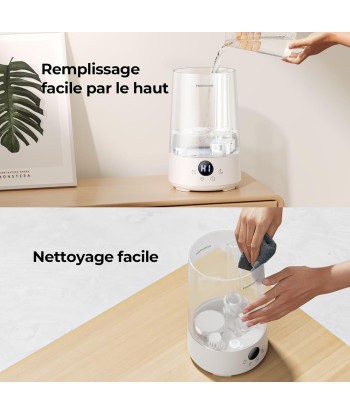 Humidificateur Air 3.6L 16dB Silencieux Plusieurs Modes 7 Couleurs Autonomie 34h Les magasins à Paris et en Île-de-France