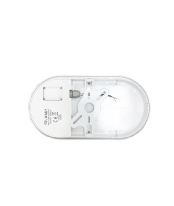 Applique LED Murale 20W Blanche Ovale IP65 en linge