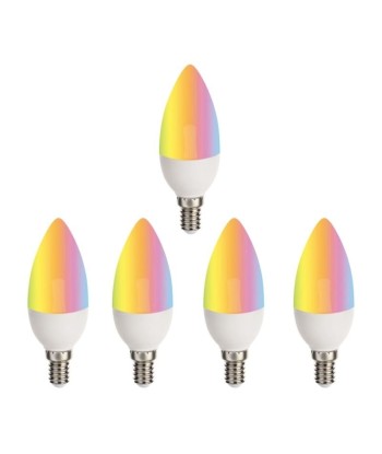 Ampoule LED Connectée Wifi E14 5.5W RGBW C37 des créatures d'habitude