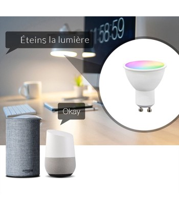 Ampoule LED Connectée Wifi GU10 5W RGBW Toutes les collections ici