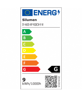 Ampoule LED Connectée Wifi E27 9W RGBW A60 solde