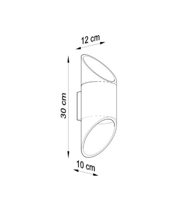 Applique Murale Tube Cylindrique pour Ampoule G9 sur le site 