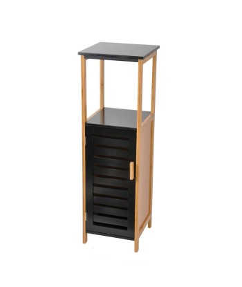 Meuble Étagère H95cm avec porte en Bambou Profitez des Offres !