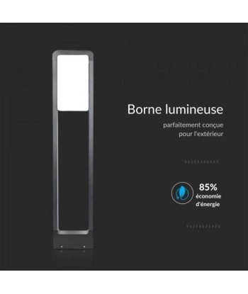 Borne de Jardin Design Blanche 10W LED Samsung IP65 le des métaux précieux