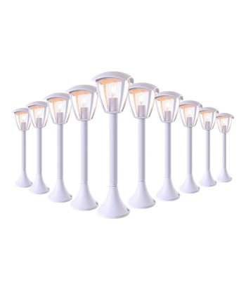 Borne LED Extérieure 60cm BLANC pour Ampoule E27 en stock