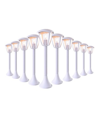 Borne LED Extérieure 90cm pour Ampoule E27 (Pack) en linge