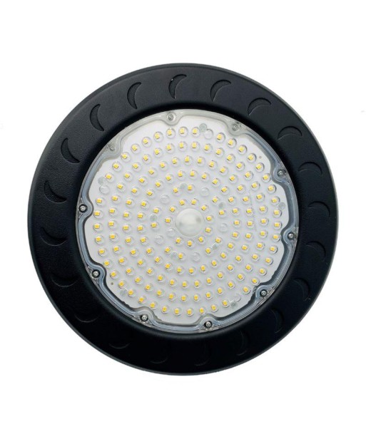 Suspension Industrielle HighBay UFO 200W IP65 NOIR Fin de série