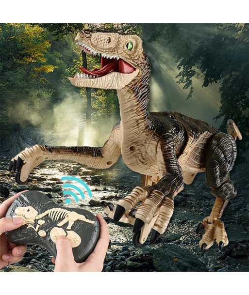 VELOCIRAPTOR : Dinosaure Télécommandé avec effets sonores et lumineux - Livraison offerte france