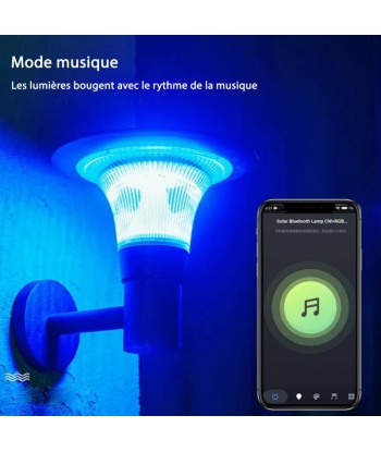 Lanterne Solaire Connectée Murale UFO RGBW IP65 Jusqu'à 80% De Réduction