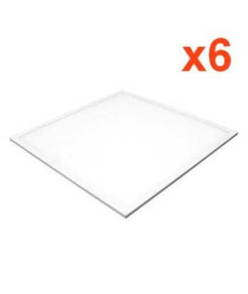 Panneau LED 60x60 Slim 29W 3600lm BLANC (Pack de 6) en ligne des produits 