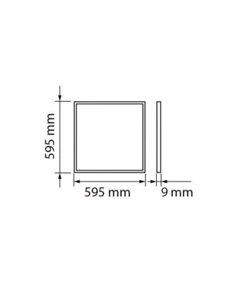 Panneau LED 60x60 Slim 36W BLANC (Pack de 6) - No Flicker Fin de série