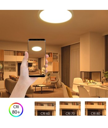 Plafonnier LED Connecté Wifi RGBW france