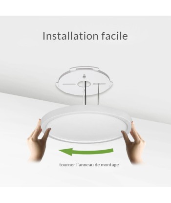 Plafonnier LED Connecté Wifi RGBW france