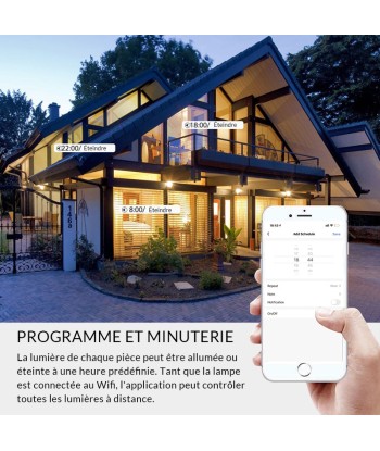 Plafonnier LED Connecté Wifi RGBW france