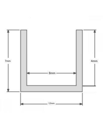 Profilé Aluminium pour Ruban LED Couvercle Blanc Opaque solde