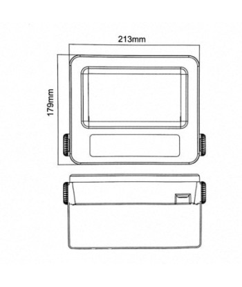 Projecteurs LED Extérieur 50W IP65 NOIR (Pack de 10) votre