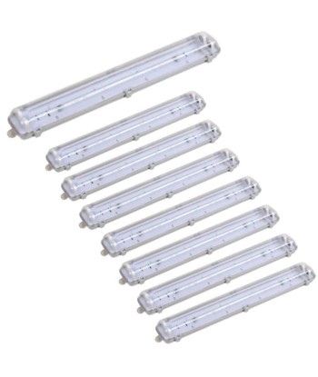 Réglette étanche double pour Tube LED T8 IP65 (Boitier vide) la chaussure