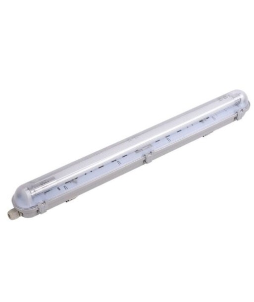 Kit de Réglette LED étanche + Tube Néon LED 120cm T8 18W Faites des économies