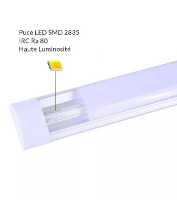 Réglette LED 60cm 18W commande en ligne