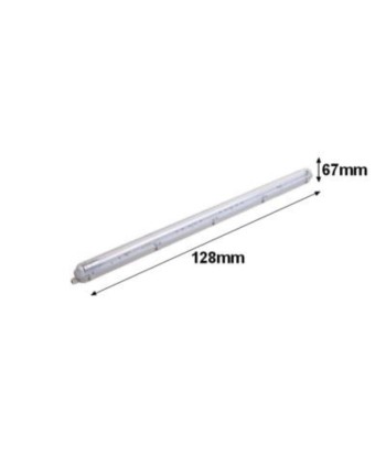 Kit de Réglette LED étanche + Tube Néon LED 120cm T8 18W Faites des économies