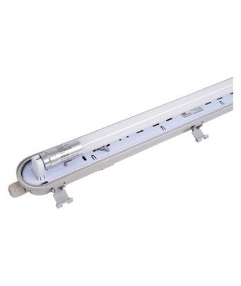 Kit de Réglette LED étanche + Tube Néon LED 120cm T8 18W Faites des économies