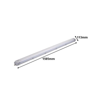 Kit de Réglette LED étanche + Tube Néon LED 150cm T8 22W ou a consommer sur place