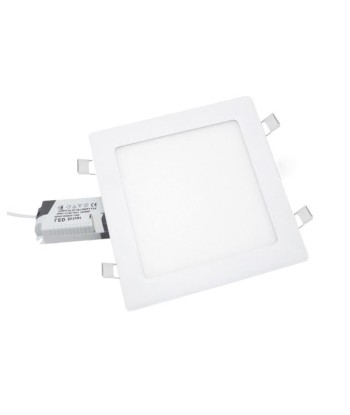 Downlight Dalle LED 24W Extra Plate Carrée BLANC pas cher