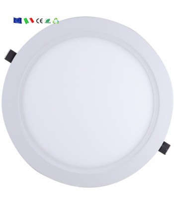 Downlight Dalle LED 24W Extra Plate Ronde BLANC Comparez et commandez 