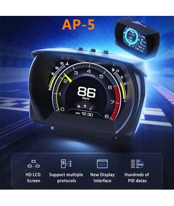 Display GPS 2-Systems+Inclinometer Smart Gauge RPM Tachymètre Odomètre Turbo/Turbine Pression 50-70% off 