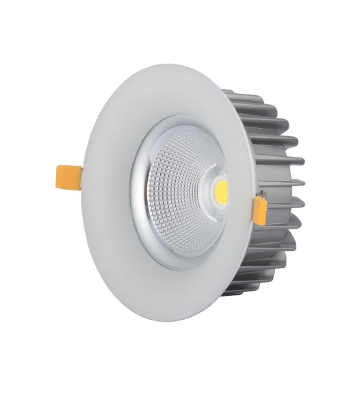 Downlight LED 60W COB encastrable 60° Ø230x128mm paiement sécurisé