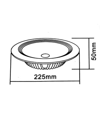 Spot LED Encastrable COB Rond 30W Ø225mm (Pack de 5) shop