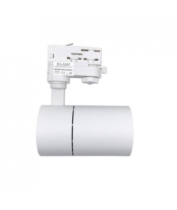 Spot LED sur Rail 30W 80° Triphasé Blanc vous aussi creer 