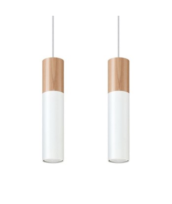 Suspension 2 Lampes Bois pour Ampoule GU10 Toutes les collections ici