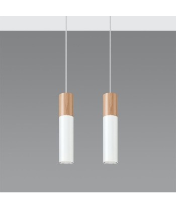 Suspension 2 Lampes Bois pour Ampoule GU10 Toutes les collections ici