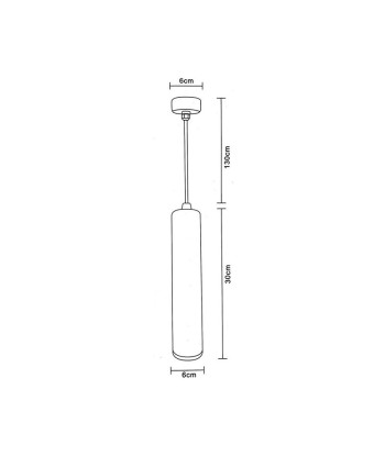 Luminaire Suspendu GU10 IP20 30cm de technologie