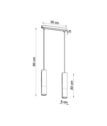 Suspension 2 Lampes Bois pour Ampoule GU10 Toutes les collections ici