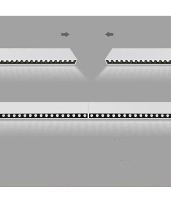 Suspension Linéaire LED 120cm 50W Interconnectable la colonne vertébrale