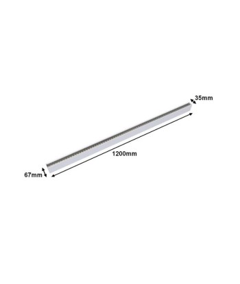 Suspension Linéaire LED 120cm 50W Interconnectable la colonne vertébrale