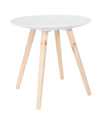 Table Gigogne Scandinave Ronde avec Relief x2 pas chere