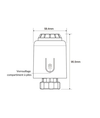 Kit de Têtes Thermostatiques Connectées Universelle + Passerelle ZigBee vous aussi creer 