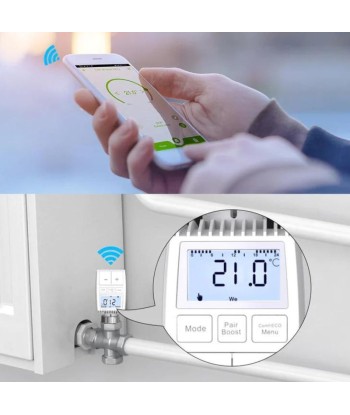 Tête Thermostatique Connectée Universelle avec Ecran LCD ouvre sa boutique