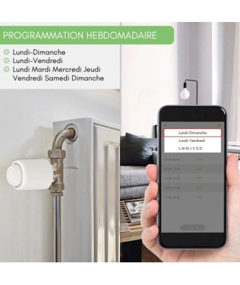 Kit de Têtes Thermostatiques Connectées Universelle + Passerelle ZigBee vous aussi creer 