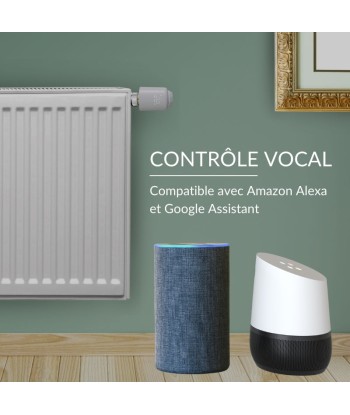 Kit de Têtes Thermostatiques Connectées Universelle + Passerelle ZigBee vous aussi creer 