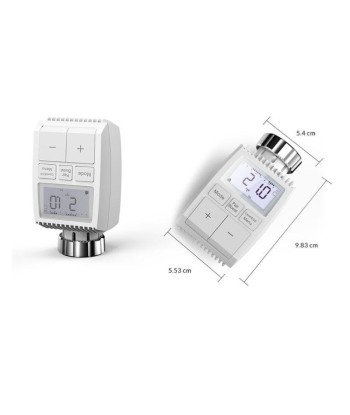 Kit de Têtes Thermostatiques Connectées Universelle avec Ecran LCD + Passerelle ZigBee Venez acheter