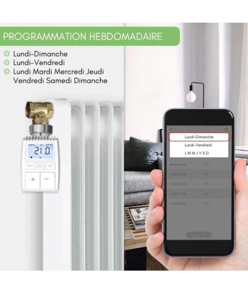 Tête Thermostatique Connectée Universelle avec Ecran LCD ouvre sa boutique